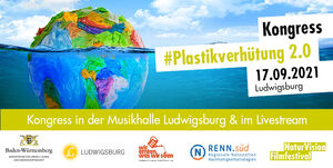 Werbung für den Kongress #Plastikverhütung 2.0