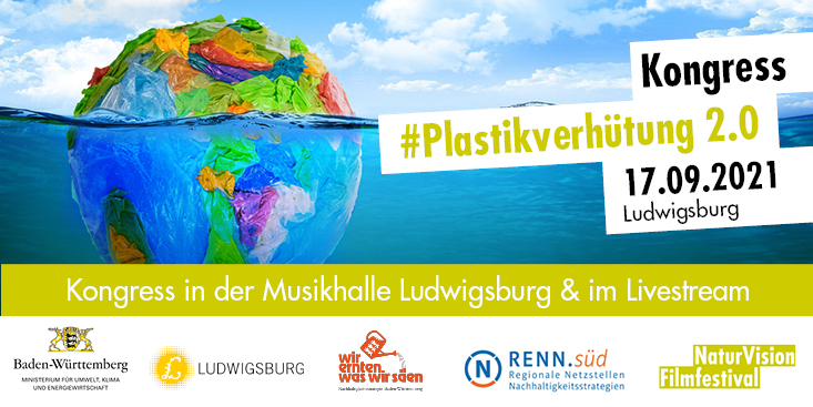 Werbung für den Kongress #Plastikverhütung 2.0